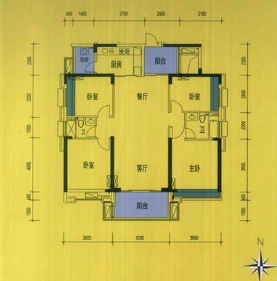 9001cc金沙家装：佛山禅城怡翠晋盛花圃132㎡的中式风格装建鉴赏